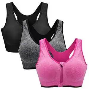 Sport bh grosse groessen zoerea sports bh damen push up zip front