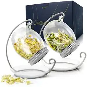 Sprossenglaeser gruenhirsch sprossenglas 2er set 2x900ml