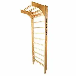 Sprossenwand cclife kletterwand turnwand hoehenverstellbar