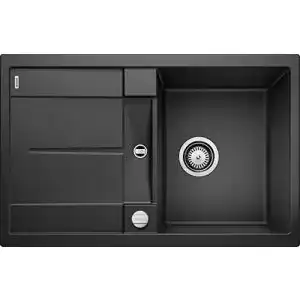 Spuelbecken schwarz blanco metra 45 s silgranit anthrazit