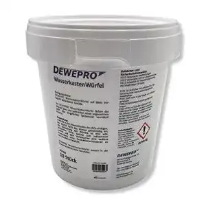 Spuelkasten entkalker dewepro wasserkastenwuerfel 1 dose a 10 stueck