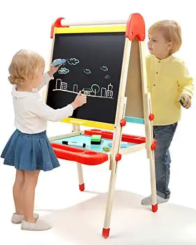 Staffelei für Kinder aus Holz von Top Bright