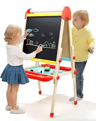Staffelei für Kinder aus Holz von Top Bright