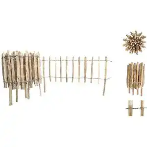 Staketenzaun floranica mit pfosten gartenzaun rollzaun