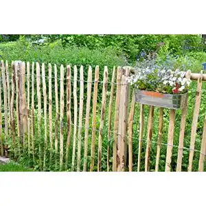 Staketenzaun stiltreu staketenzaeune kastanie hoehen 50 cm 200 cm