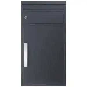 Standbriefkasten safepost paketbriefkasten anthrazit grau ral 7016