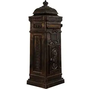 Standbriefkasten stilista antiker 102 cm aluminium farbwahl bronze