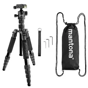 Stativ mantona reise light traveller stabiles aluminium