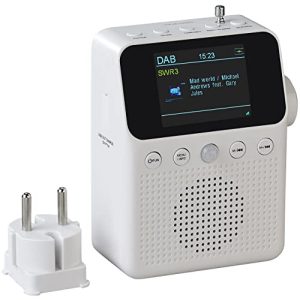 Steckdosenradio VR-Radio Badradio: 2in1 mit DAB+, Bluetooth