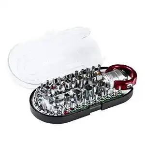 Steckschluesselsatz trotec 40 teiliger bit und bitsatz