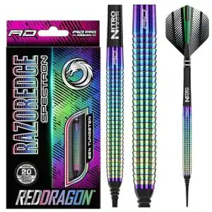Steeldarts red dragon razor edge spectron 18 gramm softip