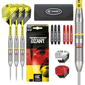 Steeldarts target darts gabriel clemens 22g brass dartpfeile set