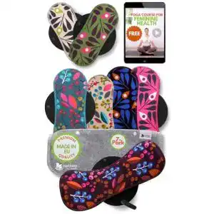 Stoffbinden natissy waschbare binden bio baumwolle 7 pack