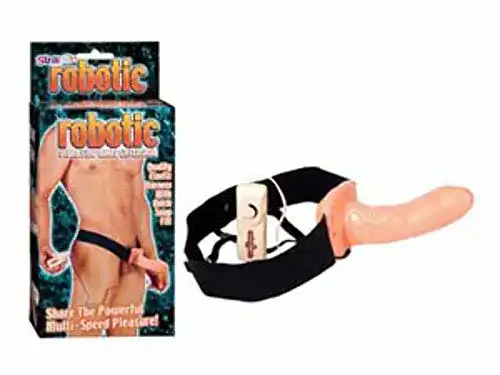 Strap-On Vibrator mit Vibration und realistischer Hohlform