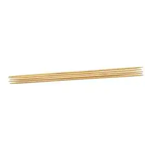 Stricknadeln glorex bambus 25 mm 20 cm natur