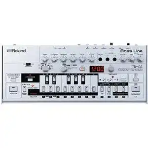 Synthesizer roland tb 03 boutique bass line