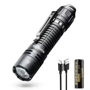 Taktische taschenlampe sofirn sc28 usb c taschenlampe extrem hell
