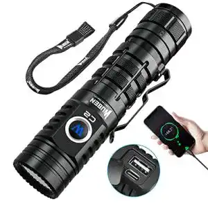 Taktische taschenlampe wuben c2 taschenlampe led aufladbar
