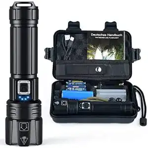 Taschenlampe 10 000 lumen amzyigou led 20000 lumen