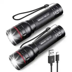 Taschenlampe aufladbar gearlite led mini taschenlampe