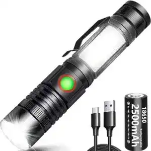 Taschenlampe aufladbar rehkittz led taschenlampe extrem hell