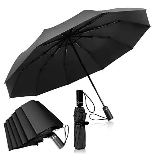 Adoric Taschenschirm: Sturmfester Regenschirm für unterwegs