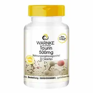 Taurin warnke vitalstoffe 500mg hochdosiert 60 tabletten