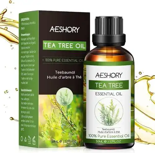 Teebaumöl Aeshory 50ml – 100% naturreines kaltgepresstes Öl