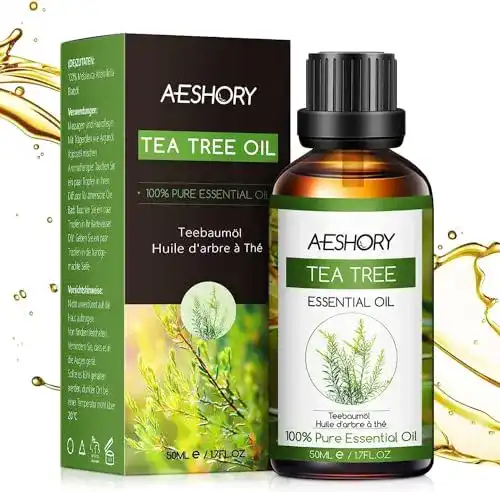 Teebaumöl Aeshory 50ml – 100% naturreines kaltgepresstes Öl