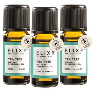 Teebaumöl ELIXR, BIO, Bekämpfung von Hautunreinheiten, Pickel