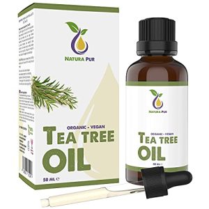 Teebaumöl Natura Pur 50ml BIO mit Pipette, 100% naturrein