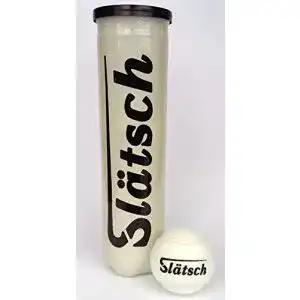 Tennisbaelle slaetsch weisse 4er pack professionelle druckbaelle