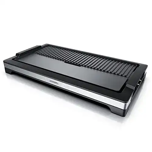 Teppanyaki-Grill Arendo Tischgrill elektrisch 2200 W XXL