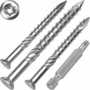 Terrassenschrauben SCREW REBEL 5 x 70 T-INOX – 500 Stück Edelstahl