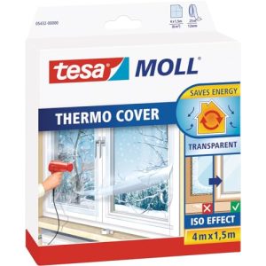 Tesa-Moll tesa moll Thermo Cover Fenster-Isolierfolie, Transparent
