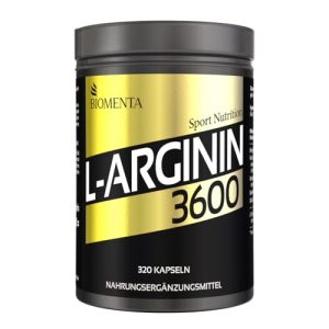 Testosteron-Booster BIOMENTA L-Arginin 3600, 320 Arginin Kaps.