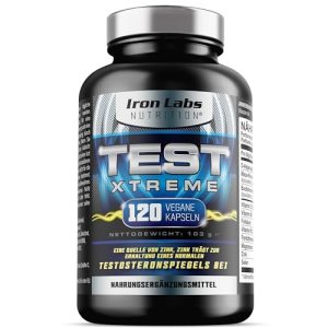 Testosteron-Booster Iron Labs Nutrition Test Xtreme (120 Kapseln) - testosteron booster iron labs nutrition test xtreme 120 kapseln