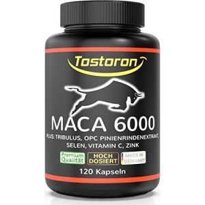 Testosteron-Booster Tostoron MACA 6000 der TURBO-LADER® - testosteron booster tostoron maca 6000 der turbo lader