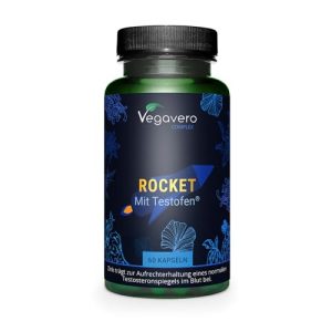 Testosteron-Booster Vegavero ROCKET für aktive Männer