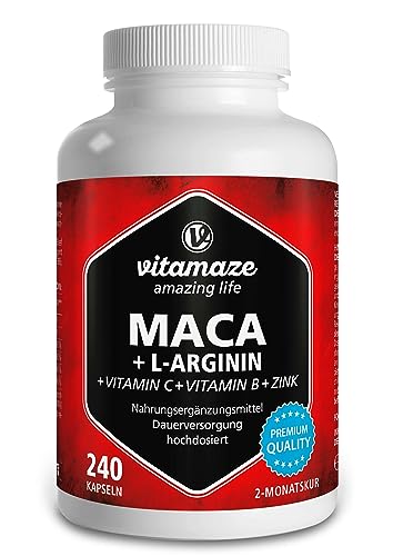 Testosteron-Booster Vitamaze – amazing life Maca Kapseln