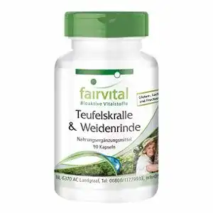 Teufelskralle fairvital und weidenrinde kapseln hochdosiert