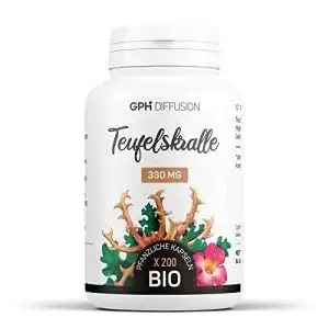 Teufelskralle gph diffusion bio 330mg 200 pflanzliche kapseln
