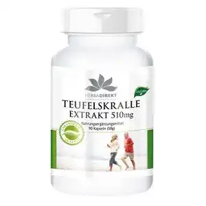 Teufelskralle herbadirekt extrakt 510mg vegan hochdosiert