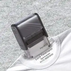 Textilstempel trodat personalisierter imprint 11