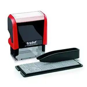 Textilstempel trodat zum selbst setzen printy 4911 schwarz
