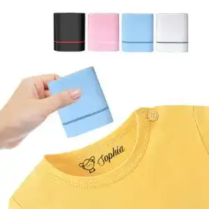 Textilstempel zxh personalisiert stempel name wasserfest