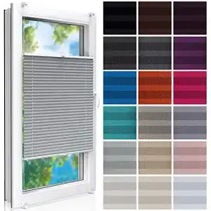 Thermo rollo shadoo home plissee ohne bohren nach mass