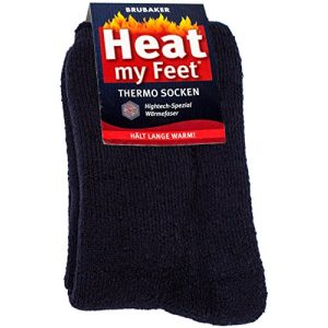 Thermosocken BRUBAKER 2 Paar Heat my Feet Unisex Thermo Socken Navy
