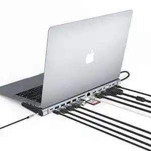 Thunderbolt 3 dock oberster usb c docking station dual monitor 13in1