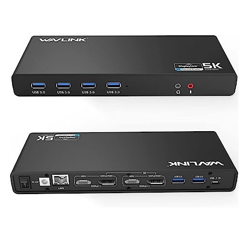 Thunderbolt-3-Dock WAVLINK USB 3.0 Universal-Laptop-Dockingstation